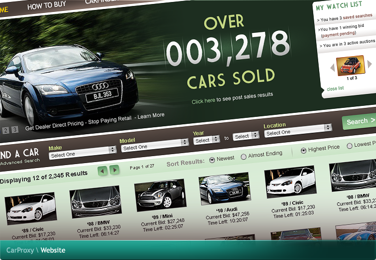 CarProxy Website